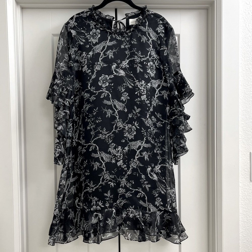 Sachin & Babi flutter Sleeve Dress